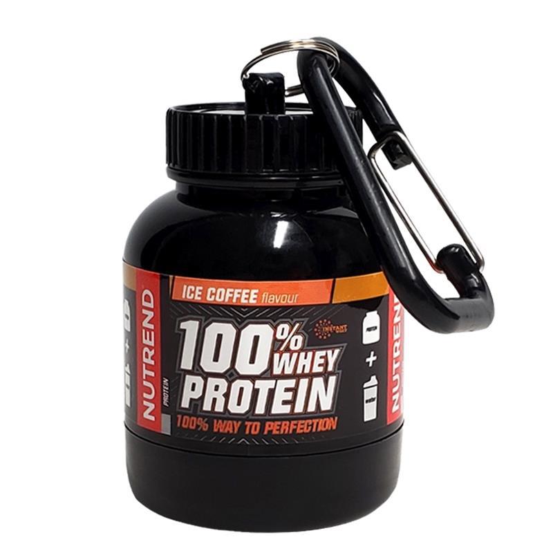 Whey Protein Isolate - حاوية مكملة لمسحوق البروتين المحمولة سعة