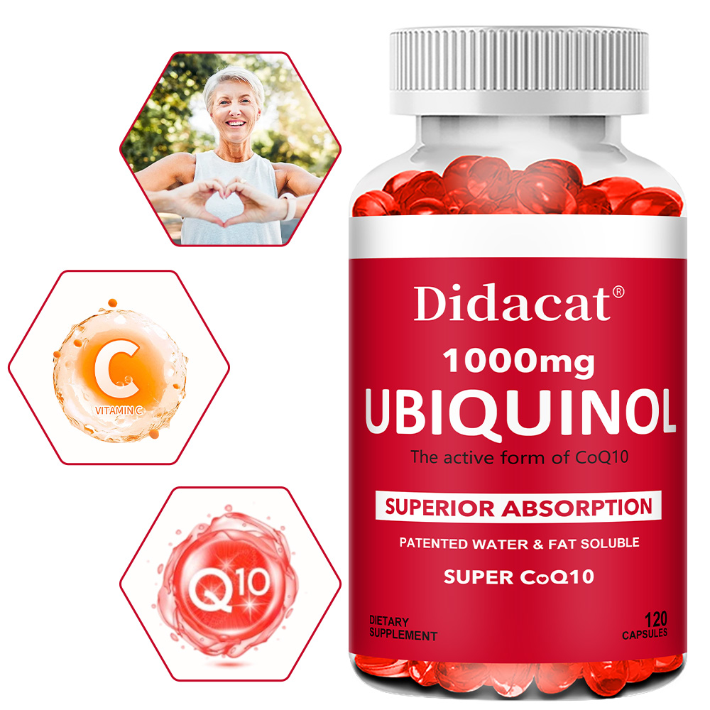 Coq10 Ubiquinol Softgel - يوبيكوينول كيو 10 1000 ملغ كبسولات