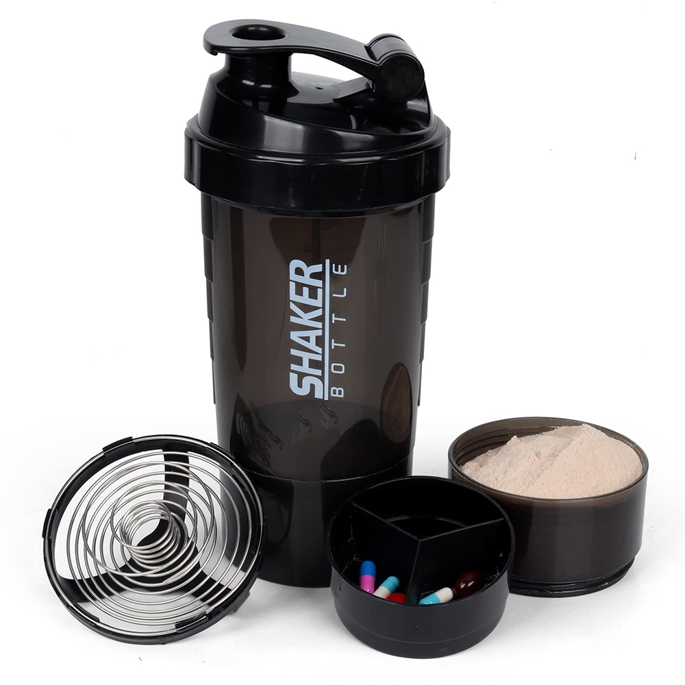 Whey Protein Isolate - زجاجة تمارين لبناء الجسم 3 طبقات