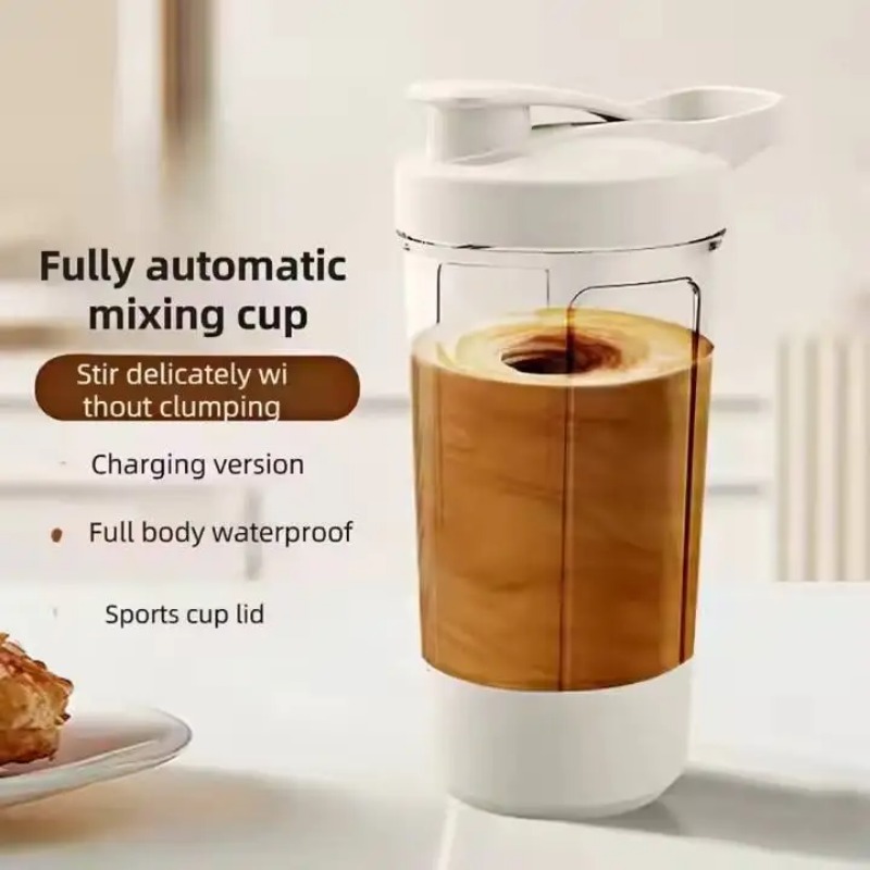 Whey Protein Isolate - كوب خلط كهربائي ذاتي التحريك مع