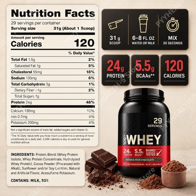 مسحوق بروتين مصل اللبن بنكهة ا - مراجعة Fitness Nutrition Whey Protein وسعره