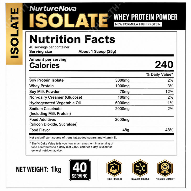 مسحوق بروتين مصل اللبن المعزول - مراجعة Fitness Nutrition Whey Protein وسعره